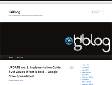 Tablet Screenshot of igiblog.cz